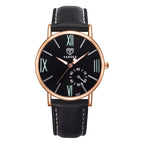 YAZOLE 327 Leather Strap Waterproof Luminous Ladies Watch