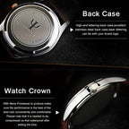 YAZOLE 315 Simple Large Dial Waterproof Sports Quartz Watch