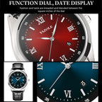 YAZOLE 552 Luminous Pointer Calendar Waterproof Quartz Watch