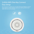 NEO NAS-AB02WT WiFi USB Siren Alarm with Temperature & Humidity Sensor, AB02WT