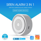 NEO NAS-AB03WT WiFi USB Siren Alarm with Temperature & Humidity Sensor, AB03WT