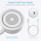NEO NAS-AB03WT WiFi USB Siren Alarm with Temperature & Humidity Sensor, AB03WT