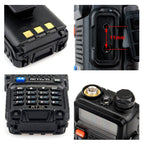 RETEVIS RT5R EU Frequency 144-146MHz & 430-440MHz Handheld Two Way Radio Walkie Talkie, RT5R EU Frequency