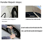 N9 Car Dent Removal Fender Damage Repair Puller Lifter Arc Crowbar Tools, N9