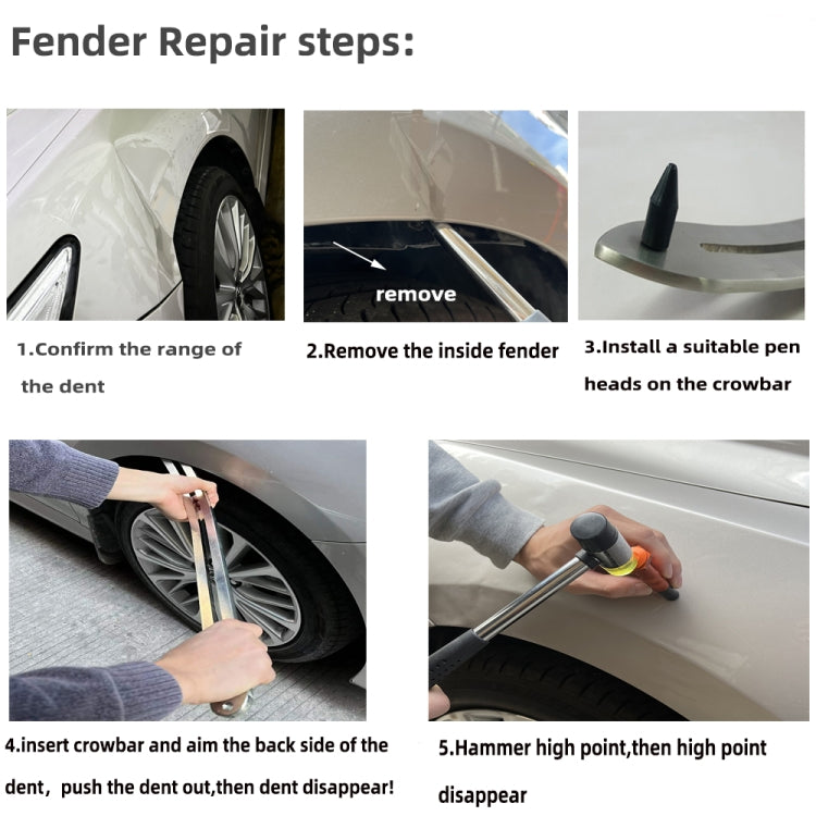 N10 117 in 1 Car Paintless Dent Removal Fender Damage Repair Puller Lifter, 117 in 1 EU Plug, 117 in 1 US Plug, 117 in 1 UK Plug, 117 in 1 Cigarette Lighter Plug