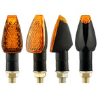 2 PCS KC025 Motorcycle 14LED Turn Signal Light, KC025(Black Shell + Yellow Lens), KC025(Black Shell + Smoked Black Lenses), KC025(Black Shell + Transparent Black Lenses), KC025(Lattice Shell + Smoked Black Lenses)                                       ...