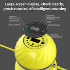 SK-2 Electronic Counting Smart Rope Skipping Machine, Rope Skipping Machine 1(Blue), Rope Skipping Machine 1(Yellow), Rope Skipping Machine 1(Red)