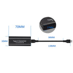 JORINDO 45W DC 7.9 x 5.5mm Female Socket to USB-C / Type-C Male Plug Power Adapter Converter, For Notebook