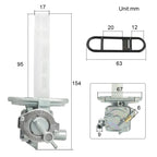 Motorcycle Fuel Tap Valve Petcock Fuel Tank Gas Switch for Suzuki GS300, For Suzuki GS300