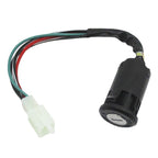 5 PCS Motocross Male Plug Ignition Key Switch Set for ATV 50cc-250cc, For ATV 50cc-250cc