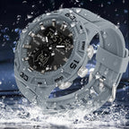SANDA 3087 Luminous Waterproof Dual Display Electronic Watch