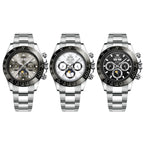 OLEVS 6654 Multifunction Dial Mechanical Movement Men Watch