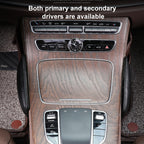 2 PCS Car Non-slip Soft Floor Protector Carpet Floor Mat Knee Bolster, PU Leather, First Layer Cowhide