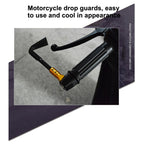 2 PCS Universal 22mm Shockproof Protection Rod CNC Horn Shape Handbrake Motorcycle Modification Accessories