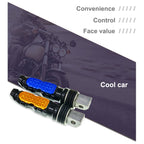 Universal Motor Bike Footpegs Foot Rests Rear Pedals Set Motorcycle Modification Accessories