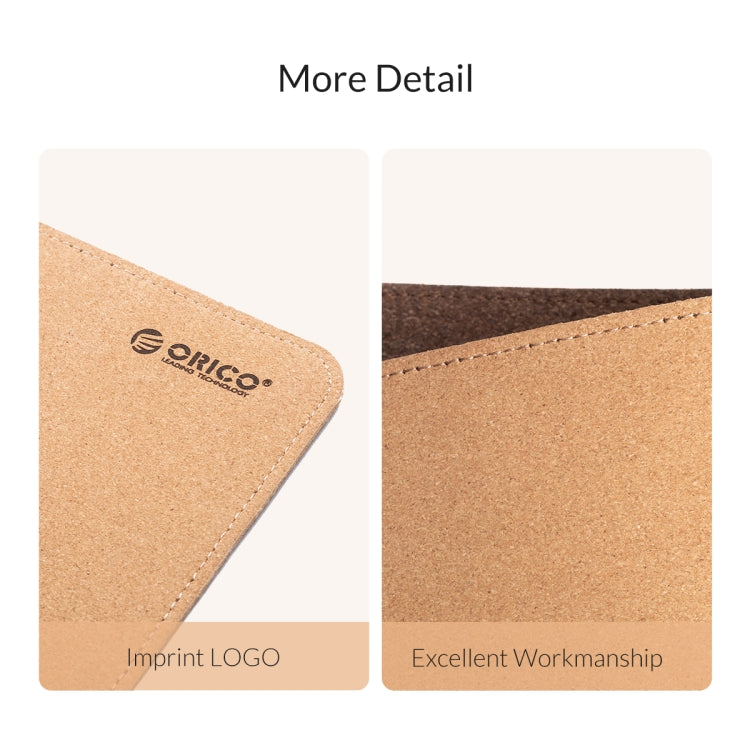 ORICO Double Sided Mouse Pad, Size: 300x600mm, Cork + Coffee