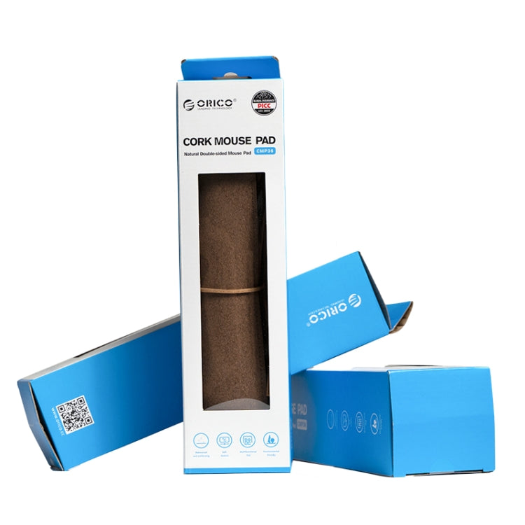 ORICO Double Sided Mouse Pad, Size: 300x600mm, Cork + Coffee