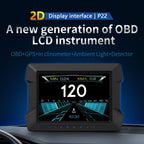 P22 3.5 inch Car HUD Head up Display GPS OBD2 Dual System Windshield Projector, P22