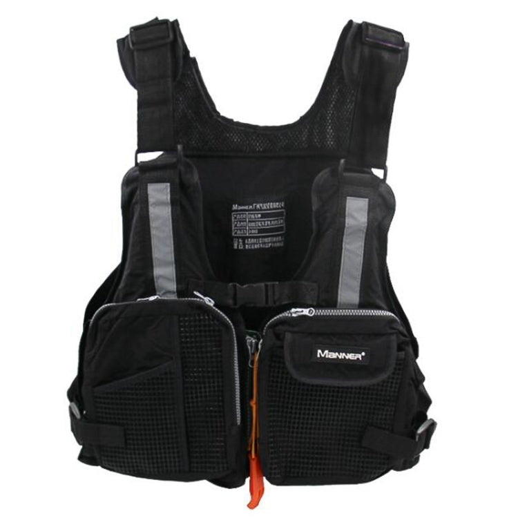 MANNER QP2027 Adult Buoyancy Fishing Vest Life Jacket, Buoyancy Jacket (Black), Buoyancy Jacket (Red)