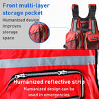 MANNER QP2027 Adult Buoyancy Fishing Vest Life Jacket, Buoyancy Jacket (Black), Buoyancy Jacket (Red)
