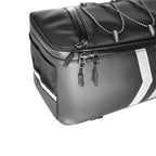 Motorcycle Waterproof PU Leather Rack Rear Carrier Bag, Capacity: 9L with Rain Cover, 9L