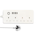 SM-SO301-K 4 Holes + 4 USB Multi-purpose Smart Power Strip, UK Plug, WIFI  13A