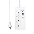 SM-SO301-A 4 Holes + 4 USB 2000W Multi-purpose Smart Power Strip, AU Plug, ZigBee 10A, WiFi 10A