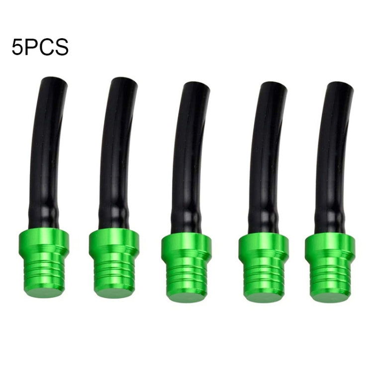 5 PCS Universal Motorcycle Tank Gas Fuel Cap Valve Vent Breather Hose Tube