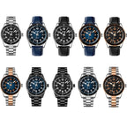 SKMEI 9232 Stainless Steel Buckle Glass Mirror Waterproof Resistant Quartz Watch