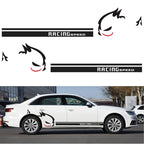 2 PCS/Set D-49 Evil Rabbit Pattern Car Modified Decorative Sticker, Evil Rabbit Pattern