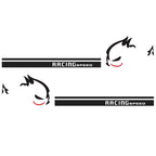 2 PCS/Set D-49 Evil Rabbit Pattern Car Modified Decorative Sticker, Evil Rabbit Pattern