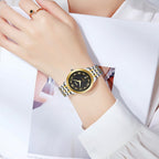 SKMEI 9272 Stainless Steel Buckle Strap Waterproof Quartz Watch, Man, Women