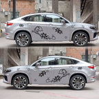 2 PCS/Set D-75 Flower Vine Pattern Car Modified Decorative Sticker, D-75