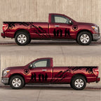 2 PCS/Set D-123 Soldiers Pattern Car Modified Decorative Sticker, D-123