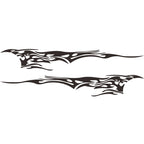 2 PCS/Set D-144 Fire Element Pattern Car Modified Decorative Sticker, D-144