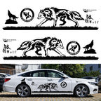 2 PCS/Set D-180 Wolf Totem Pattern Car Modified Decorative Sticker, D-180