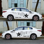 2 PCS/Set D-207 Star Pattern Car Modified Decorative Sticker, D-207