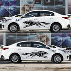 2 PCS/Set D-218 Wolf Totem Pattern Car Modified Decorative Sticker, D-218