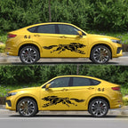 2 PCS/Set D-218 Wolf Totem Pattern Car Modified Decorative Sticker, D-218