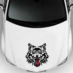 2 PCS/Set D-218 Wolf Totem Pattern Car Modified Decorative Sticker, D-218