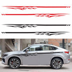 2 PCS/Set D-280 Flame Streak Pattern Car Modified Decorative Sticker, D-280