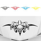 D-299 Skull Pattern Car Modified Hood Decorative Sticker, D-299