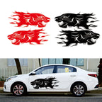 2 PCS/Set D-417 Lion Pattern Car Modified Decorative Sticker, D-417