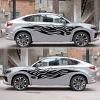 2 PCS/Set D-476 Fire Element Pattern Car Modified Decorative Sticker, D-476