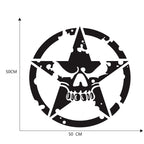 D-520 Star Pattern Car Modified Hood Decorative Sticker, D-520