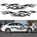 2 PCS/Set D-521 Fire Totem Pattern Car Modified Decorative Sticker, D-521