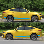 2 PCS/Set D-608 Stripe Pattern Car Modified Decorative Sticker, D-608