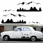 2 PCS/Set D-684 Mountain Totem Pattern Car Modified Decorative Sticker, D-684