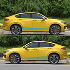 2 PCS/Set D-707 Striped Totem Pattern Car Modified Decorative Sticker, D-707
