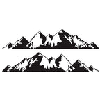 2 PCS/Set D-750 Mountain Pattern Car Modified Decorative Sticker, D-750
